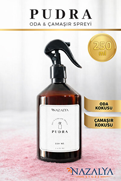 PUDRA - Oda Ve Çamaşır Spreyi Oda Kokusu Kalıcı ve Ferah Etkili Room Spray 250ml