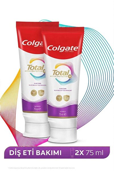 Colgate Total Pro Diş Eti Sağlığı Diş Macunu 75ml x2
