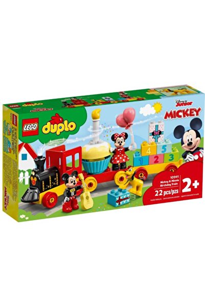 LEGO Duplo Trenuleț de ziua de naștere Mickey și Minnie (10941)