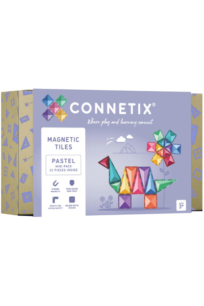 Connetix Pachet mini pastel Connex 32 bucăți (CT-P-00032-MI)