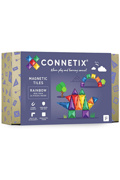 Connetix Rainbow Mini Pack 24 Pieces (CT-R-00024-MI)