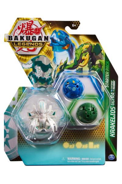 BAKUGAN Spin Master Legends Krakelios Ultra Centipod Maxodon Pack (20140289)
