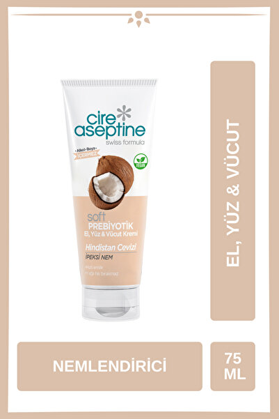 CIRE ASEPTINE Krem 75ml Prebiyotik Hindistan Cevizi