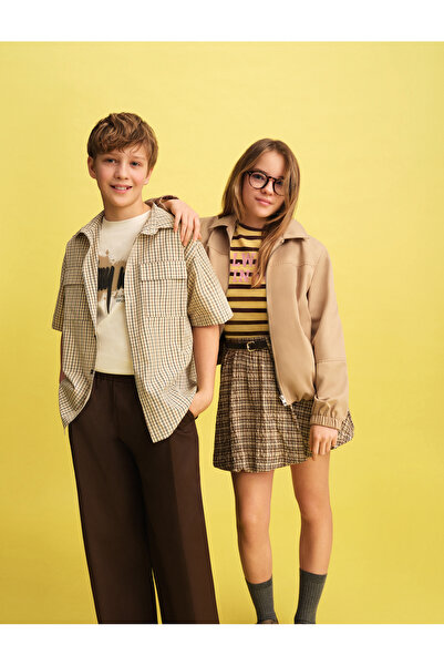 Koton Jachetă cu mâneci lungi, buzunare și detaliu cu fermoar