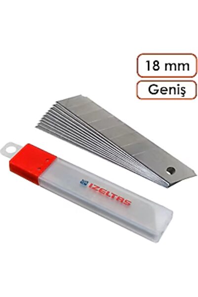 Gönen Döküm GÖNEN DÖKÜM 18 MM 10'LU PAKET MAKET BIÇAĞI YEDEĞİ