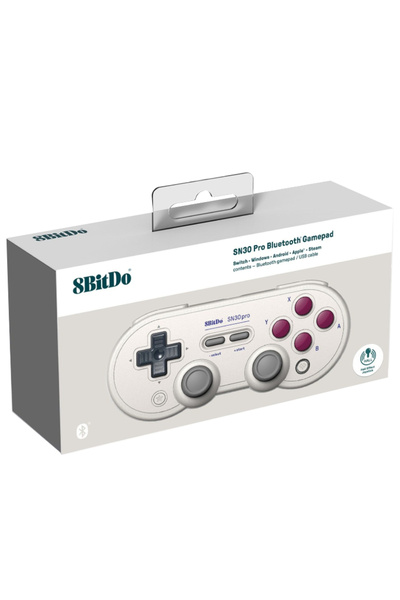 8Bitdo Controler clasic Sn30 Pro Hall Edition