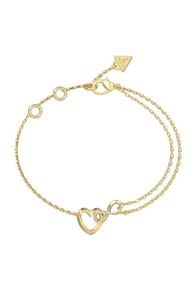 Guess JGUJUBB05531JWYGS سوار نسائي على شكل قلب
