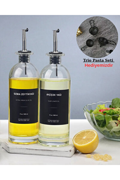Tohana İkili Cam Yağlık Gümüş 500 ml