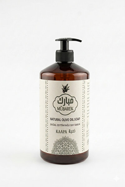 Mübarek Defne Sabunu 1L Natural Kabe Uduz Scented and Olive Oil Liquid Soap