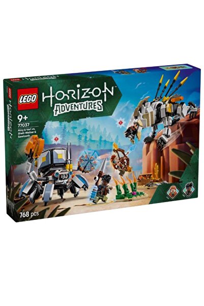 LEGO Horizon Aloy și Varl vs. Shell-Walker și Sawtooth (77037)
