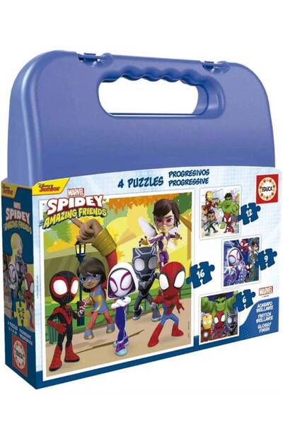 EDUCA Puzzle -6-9-12-16 Spidey și prietenii lui uimitori (80-19580)
