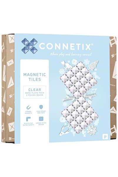 Connetix Placă de bază transparentă 2 bucăți (CT-C-00002-BP)