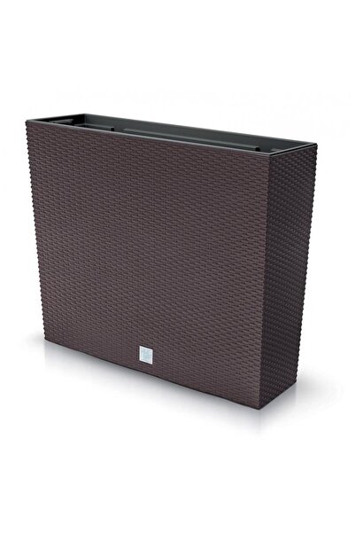 Prosperplast Jardiniera decorativa, imitatie ratan, maro, 58x18x49.8 cm, Rato...