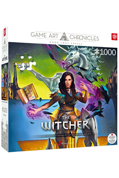 Good Loot Puzzle Game Art Chronicles The Witcher Yennefer și Salvador Dali (1...