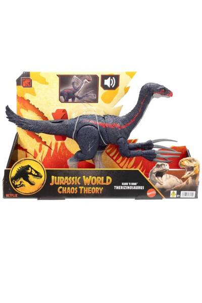 JURASSIC WORLD Mattel Chaos Theory Slash 'N Roar Therizinosaurus (JCG16)