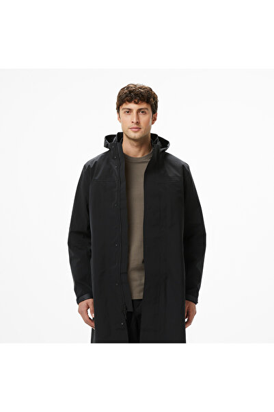 Calvin Klein Tech Hooded City Erkek Siyah Mont