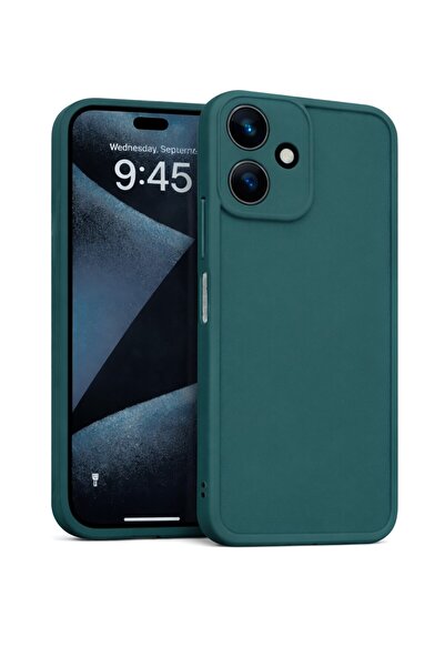 infinix Hot30-4G Compatible Camera Protruding Matte Silicone Phone Case