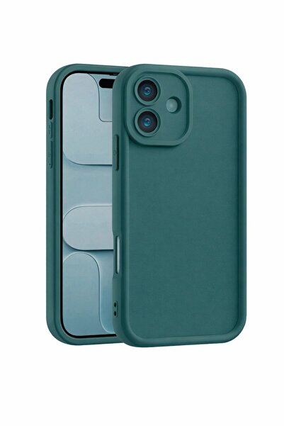 Vissona iPhone 17 Uyumlu Kamera Çıkıntılı Mat Silikon Telefon Kılıfı
