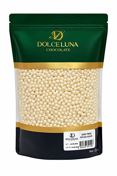 DOLCELUNA Beyaz Fildişi Pirinç Patlağı Waffle Pankek Pasta Süsü 1 kg 2 Adet