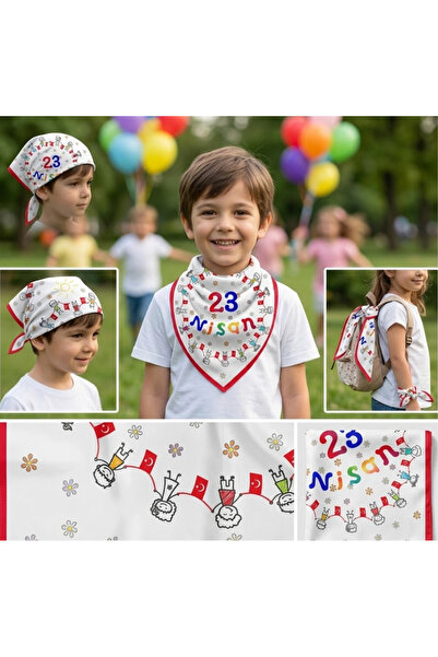 tuaipek 23 APRILIE TEMATICA DE Ziua Copilului Bandana/Eșarfă