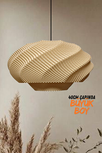 decory AthenaXL Hasır Renk 40cm Büyük Boy Tekli Avize, Pinterest Tekli Sarkıt...