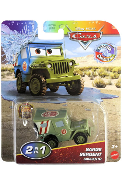 mattel Mașini Schimbătoare de Culoare Sarge (JHD87)
