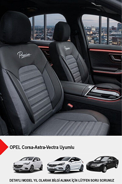GM-DESIGN Premium Series Luxury Linen Car Seat Cover (Opel Corsa-Astra-Vectra...