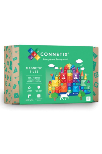 Connetix Pachet creativ Rainbow 102 piese (CT-R-00102-CR)