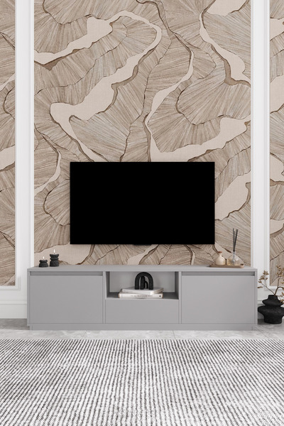 AYMOBSAN Vanguard 3 Kapaklı Tv Ünitesi 160 cm - Sis Gri