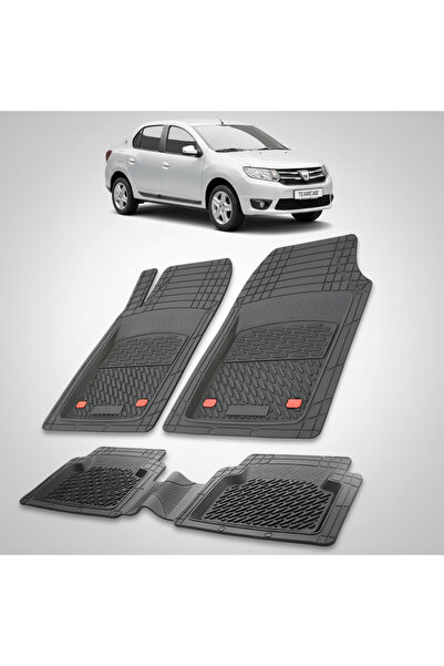 TEAMCAR Covorașe auto compatibile Dacia Logan II Sedan 2012-2020 |   Negru