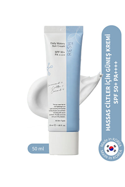 RESH LAB Daily Watery Sun Cream SPF50+ PA++++ 50ml - Hassas Ciltler için Yüks...