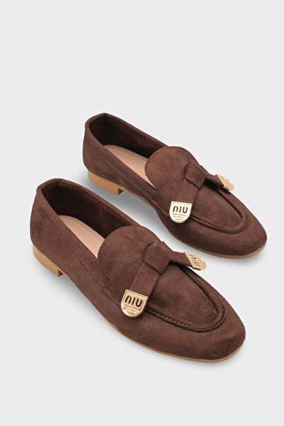 Capone Outfitters Janessa Metal Tokalı Yumuşak Kadın Loafer Ayakkabı