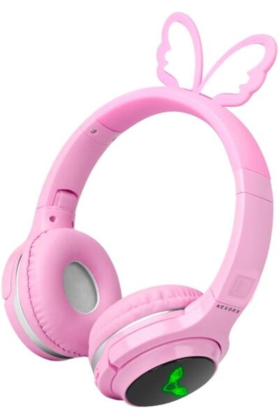 NexorX NexTunes 003 Lite Kids Bluetooth Headphones, 85dB Limit, Foldable, Mic...