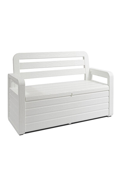 TOOMAX Panchina Sandıklı Bahçe Bankı Beyaz