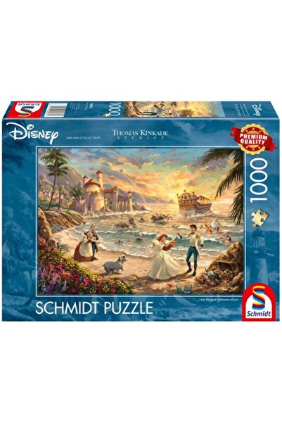 Schmidt Puzzle Thomas Kinkade Disney Mica Sirenă Sărbătoarea Iubirii 1000 pie...