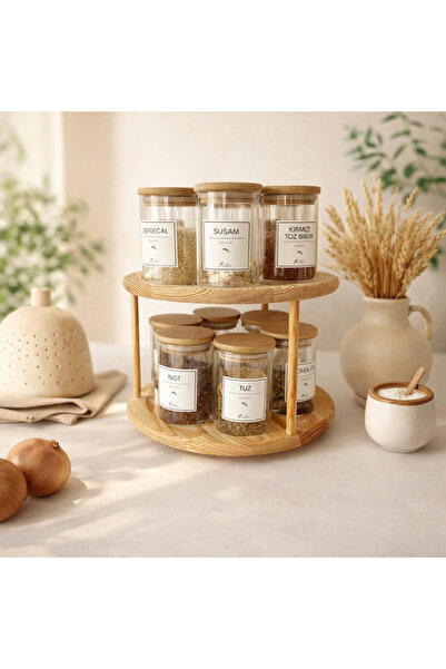 magical dreams طقم علب توابل مع حامل يحتوي على 12 وعاء ميكا سعة 250 مل (12 مل...