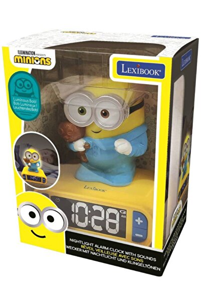 LEXIBOOK Ceas deșteptător 3D Minions cu lumină de noapte (RL800DES)