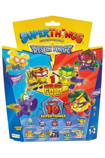 SuperThings AS Rivals of Kaboom Rescue Force Blister Pack 10 Random (1013-61137)