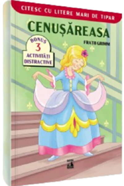 Neverland Cenușăreasa. Citesc cu litere de tipar - Frații Grimm