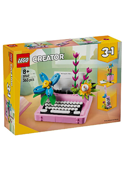 LEGO Mașină de scris Creator cu flori (31169)