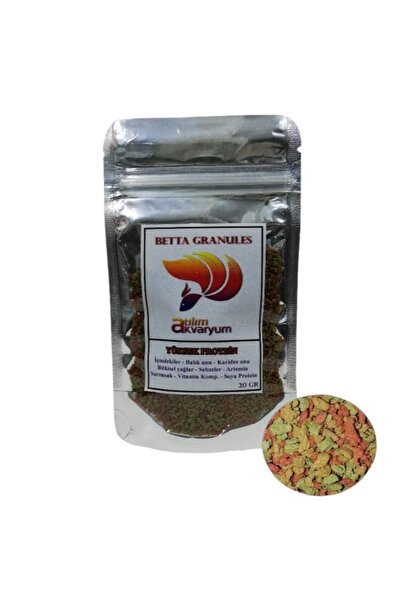 Atılım Akvaryum Betta Granules Betta Balığı Yemi Yüksek Protein