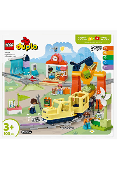 LEGO DUPLO Town Trenulețul Comunitar Interactiv Mare (10428)