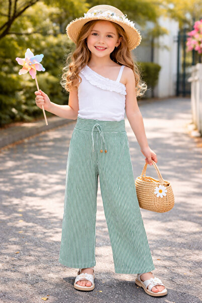 LLUVİA KIDSS Su Yolu Crop Paltolon Takım