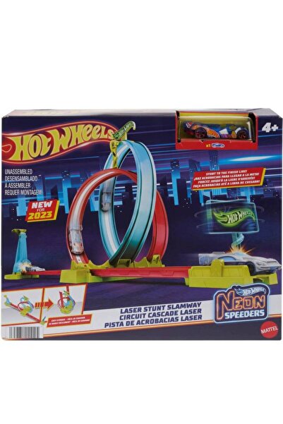 HOT WHEELS Neon Speeders Laser Stunt Slamway (HPC05)