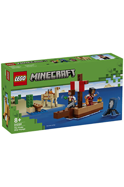 LEGO Minecraft Călătoria cu Corabia Piraților (21259)