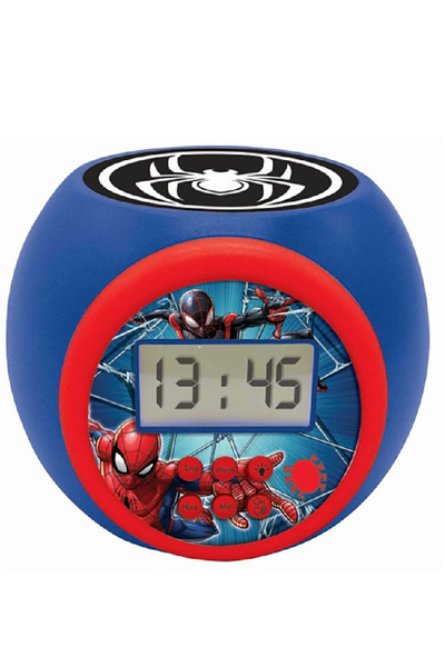 LEXIBOOK Ceas deșteptător cu proiector Spider-Man (RL977SP)