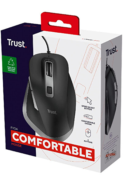 Trust Șoarece Fyda Negru/Gri