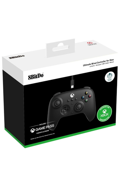 8Bitdo Controller Ultimate Wired Hall Ed/Black - Xbox Series X