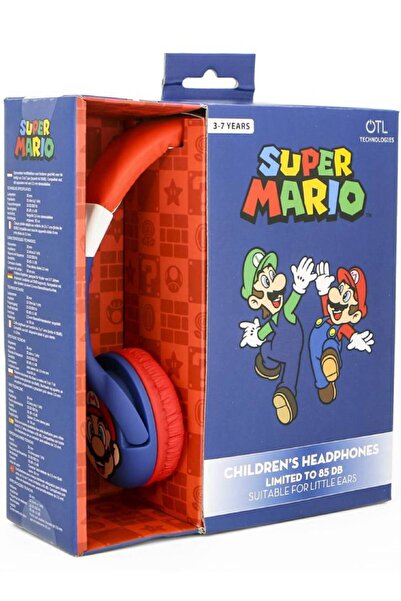 OTL Casti Super Mario Albastru/Rosu