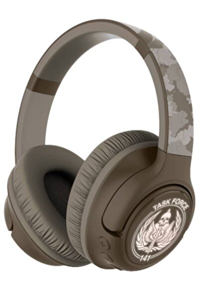 OTL Casti Wireless Camo Verde cu Iluminare de Fundal cu LED-uri